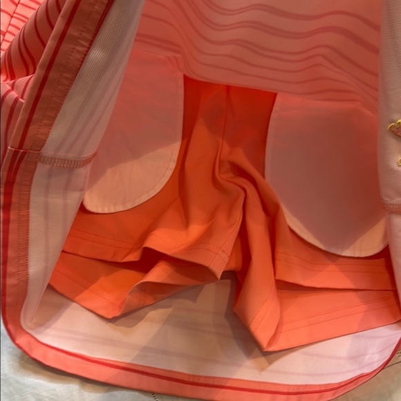 Puma Women's Striped Coral Skort size L - Picture 6 of 9